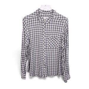 Universal Thread | Black and White Plaid Shirt  Sz XXL